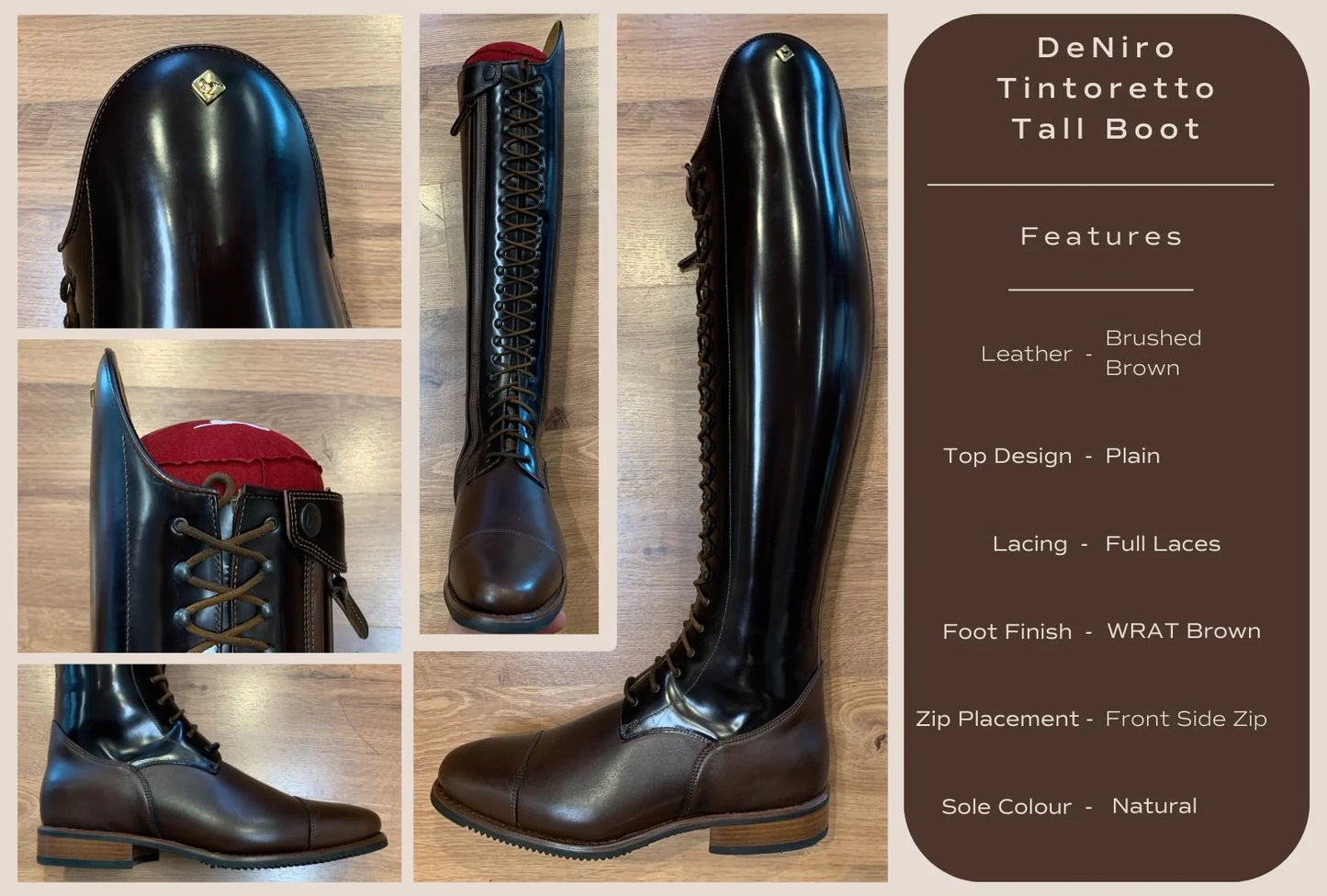 DENIRO TINTORETTO DRESSAGE TALL BOOT