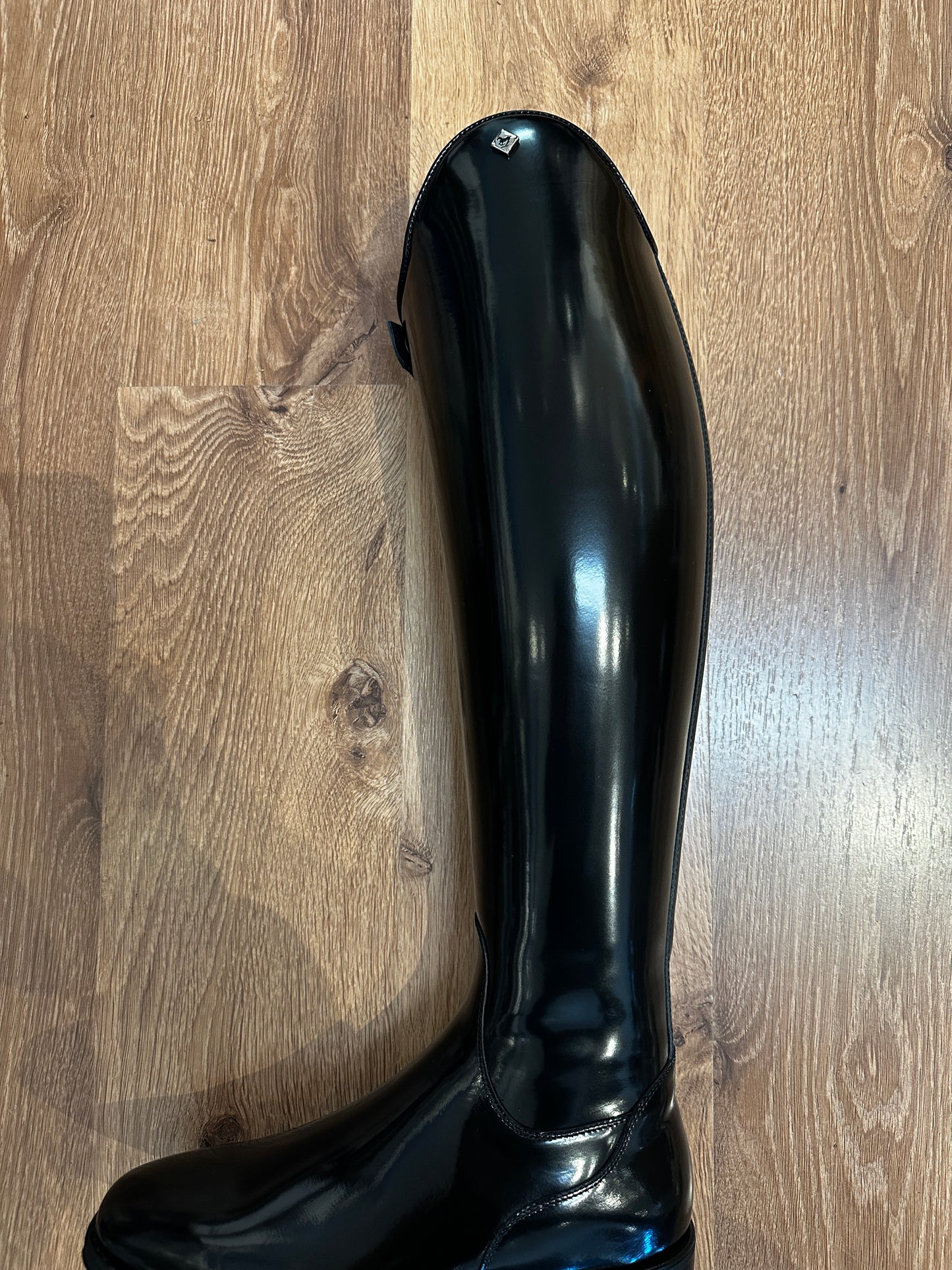 DE NIRO BELLINI DRESSAGE TALL BOOT - BRUSHED BLACK WITH COMFORT KNEE