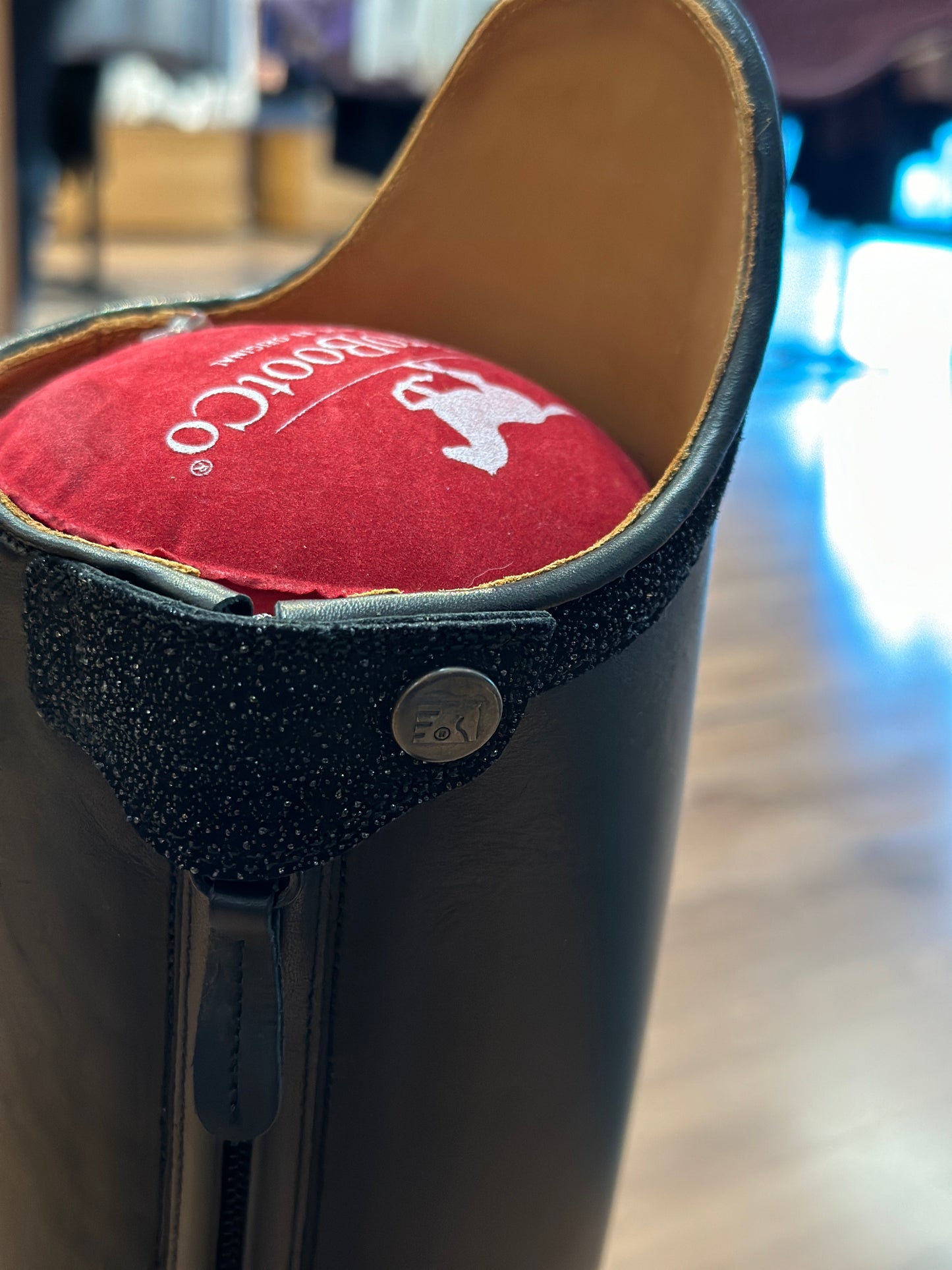 DE NIRO BELLINI DRESSAGE TALL BOOT - WRAT BLACK, RONDINE TOP
