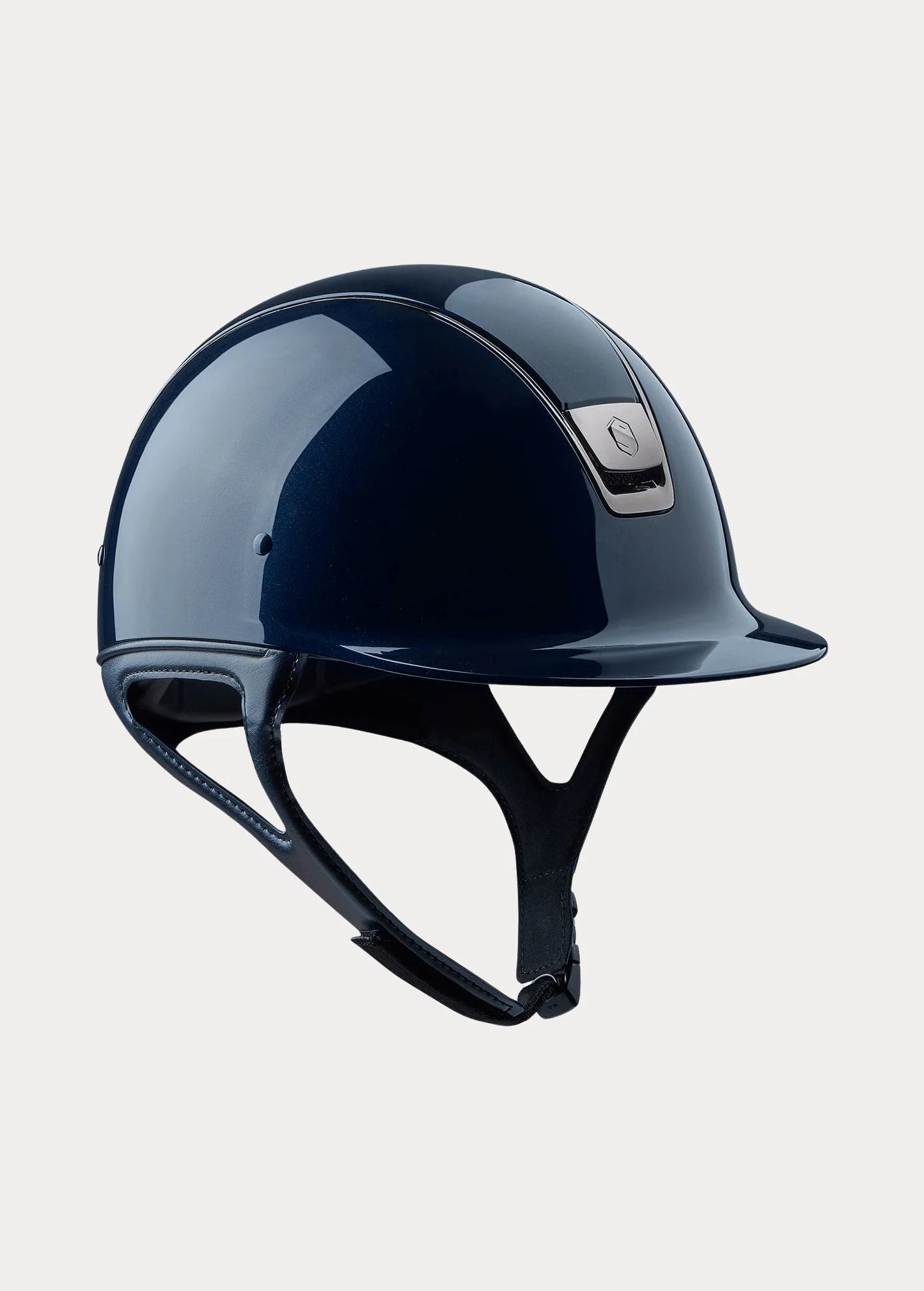 Shiny navy helmet