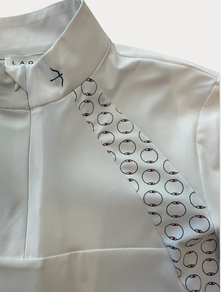 LAGUSO COMPETITION SHIRT - BEVERLY SATELLITE WHITE