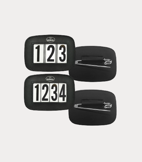 leather number holder