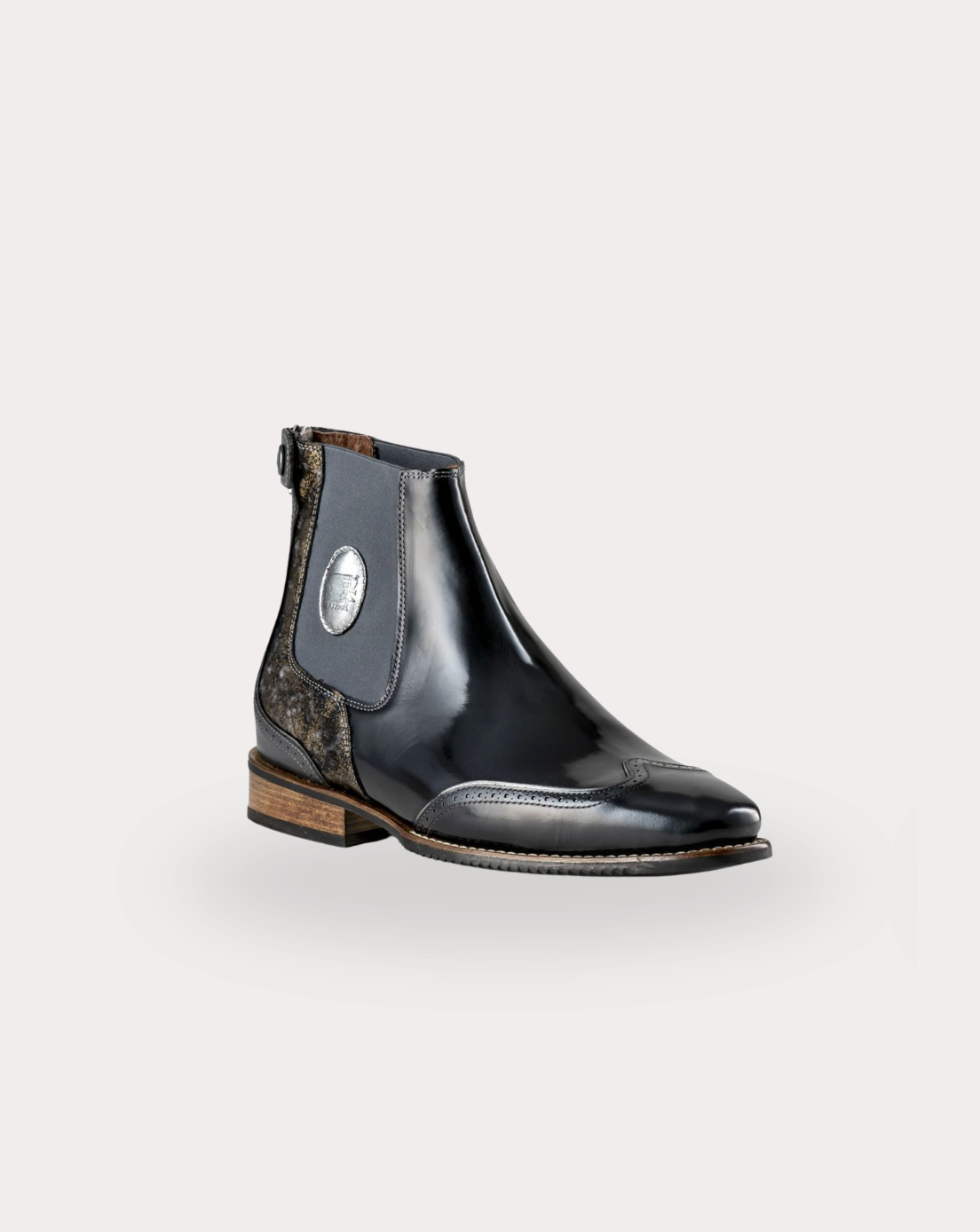 DeNiro T126 Ankle Boot – Brushed Brown & Festosa Rose