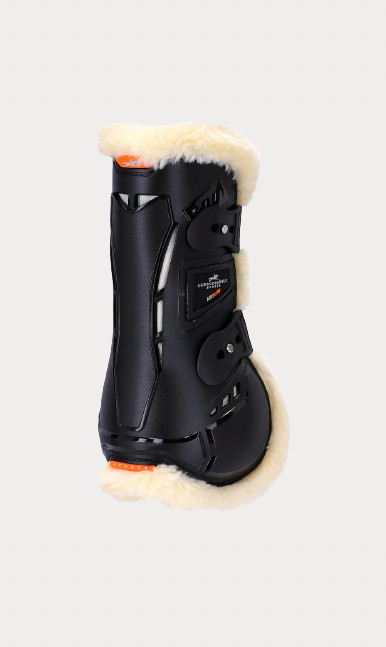 fleece lined jumping front boots