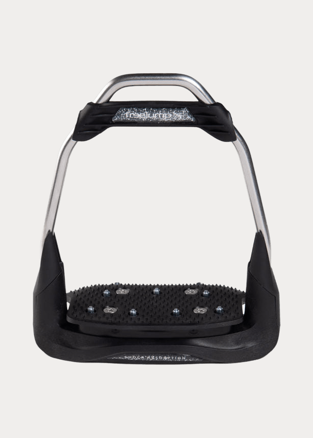 Wide foot bed stirrups