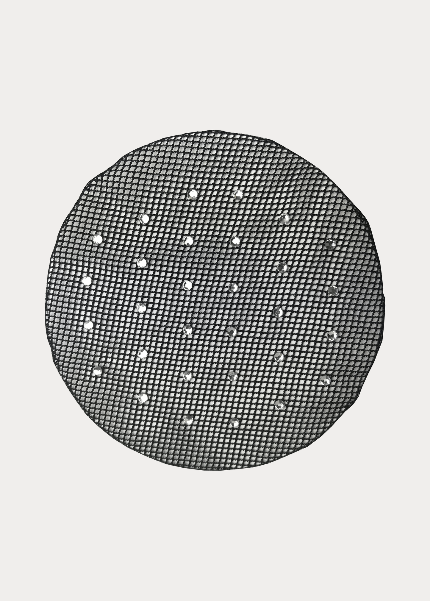 hair net with diamantes