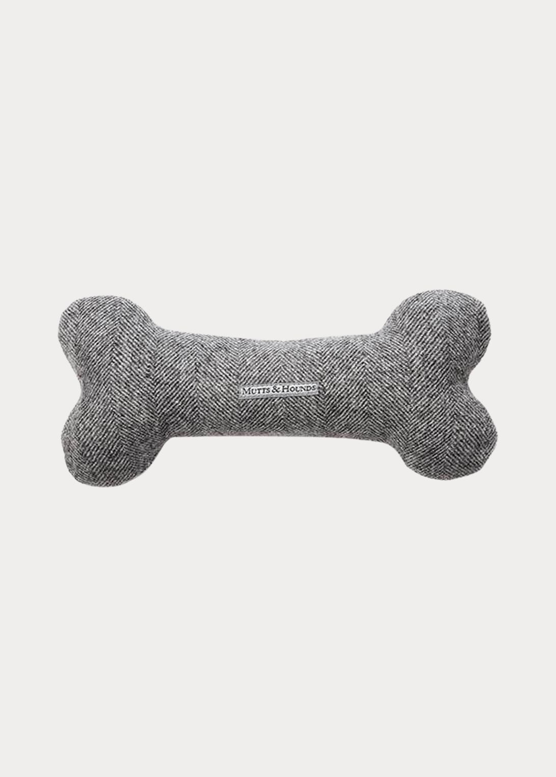 MUTTS & HOUNDS STONEHAM TWEED BONE TOY