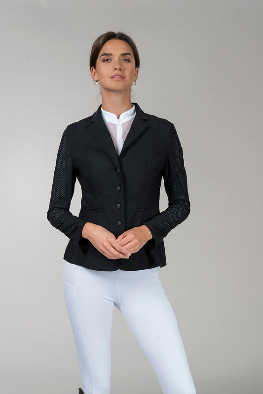 SCHOCKEMOHLE SPORTS WOMEN'S COMPETITION JACKET ADELLA - BREATHABLE MESH FABRIC