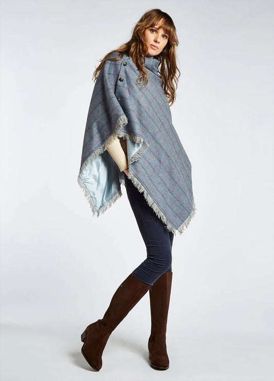 tweed poncho