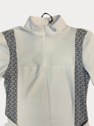 LAGUSO COMPETITION SHIRT - AMYEE WOVEN GREY