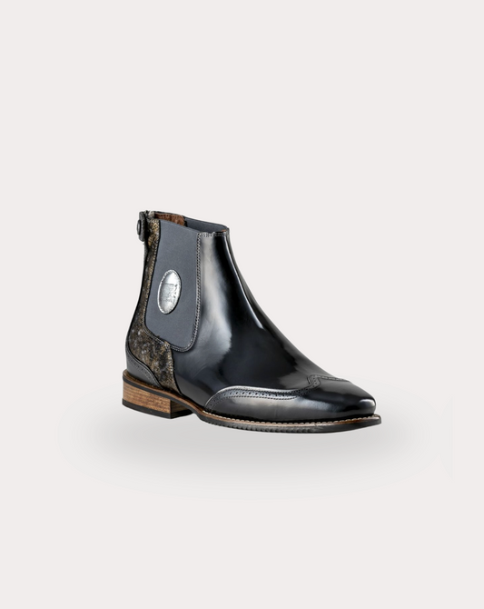 DeNiro T126 Ankle Boot – Brushed Brown  & Festosa Rose