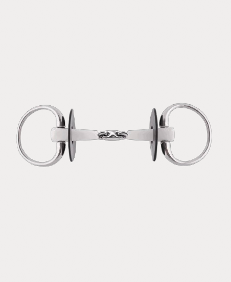 NATHE DOUBLE JOINTED EGGBUTT SNAFFLE