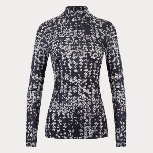 sequin pattern training shirt