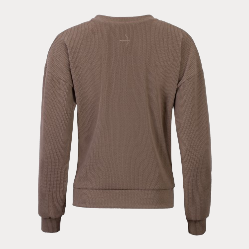 LAGUSO LADIES SPORTY RIB KNIT SWEATER | THESI
