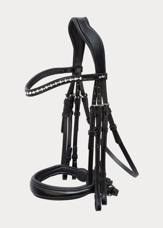 SCHOCKEMÖHLE SPORTS ANATOMIC DOUBLE BRIDLE - MILTON