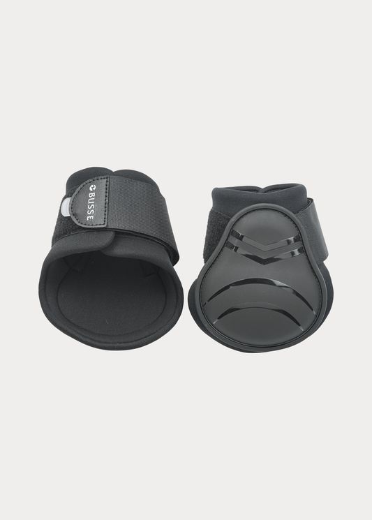 Black fetlock boots