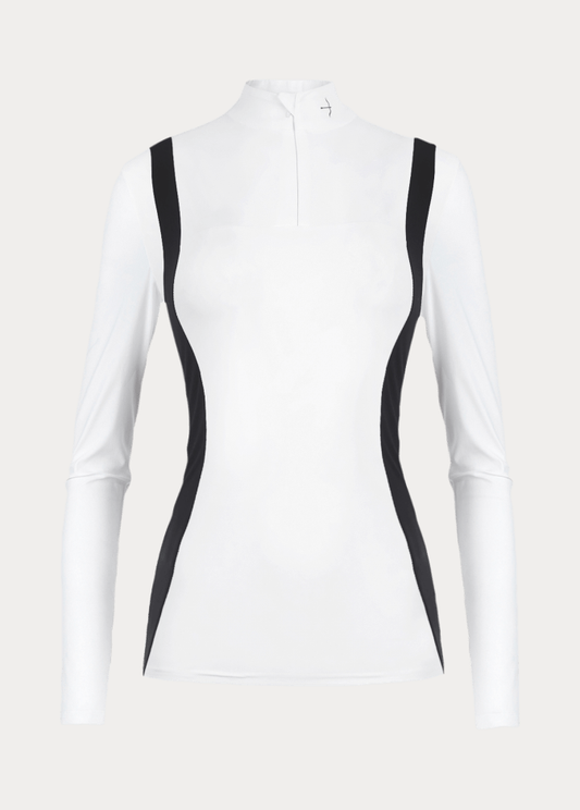 LAGUSO COMPETITION BLOUSE - JACKY BOW LONG SLEEVE AW22