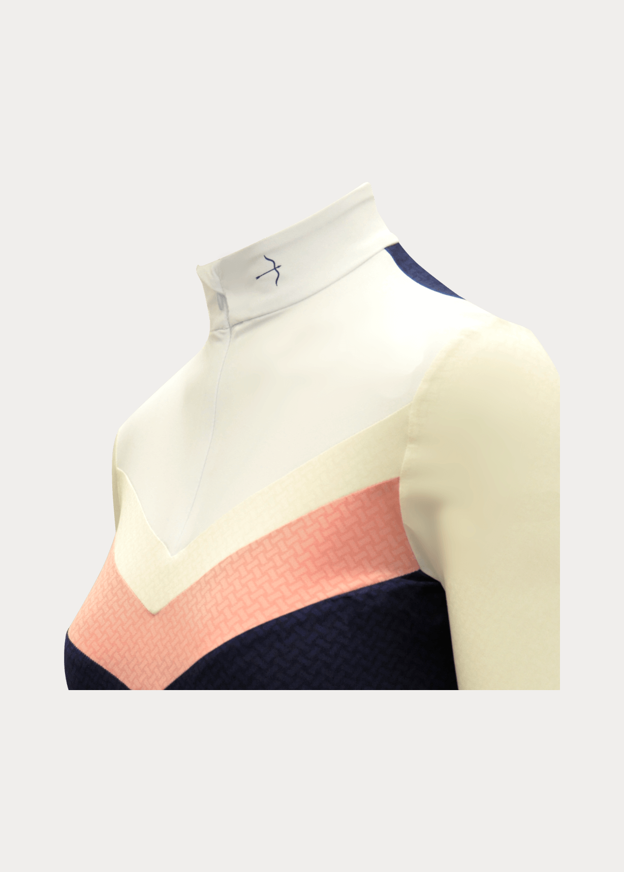 LAGUSO COMPETITION SHIRT VIVIEN BONE NAVY
