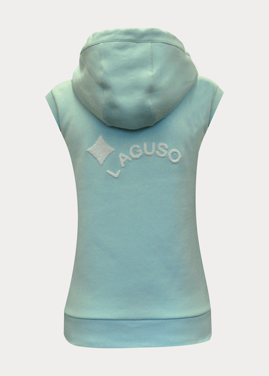 LAGUSO SLEEVELESS SWEAT JACKET | MINOU STAR