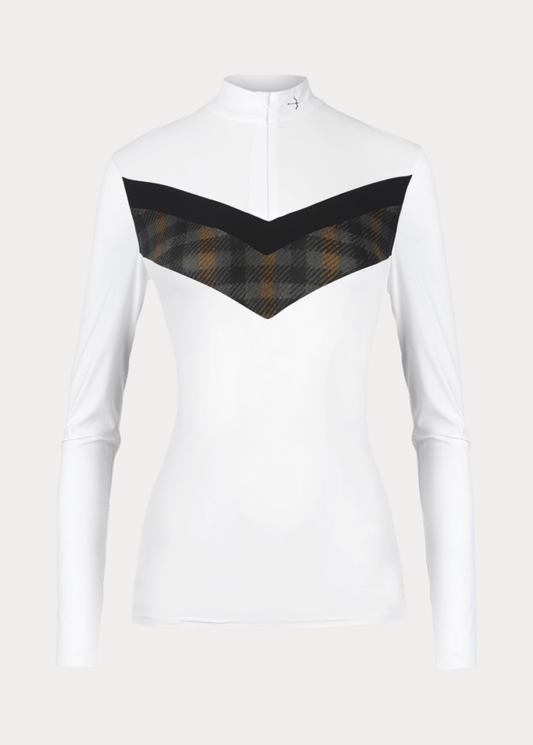 LAGUSO COMPETITION BLOUSE - VIVIEN FOREST CHECK AW22